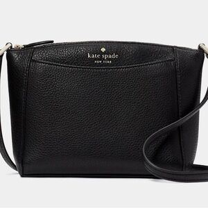 Kate Spade Black Pebbled Crossbody Bag